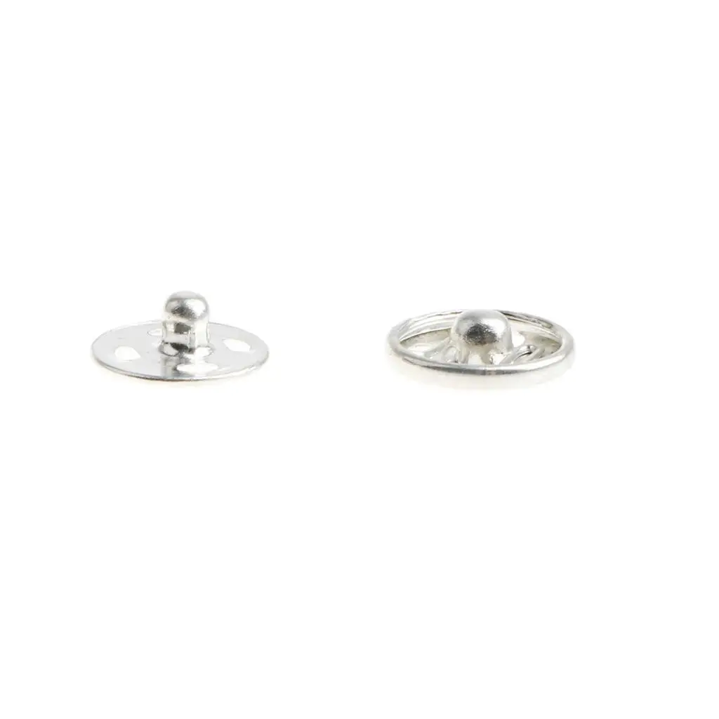 Snap Fastener Button Iron 10mm Metal Press Studs for DIY Quilt Covers Wallets and Soft Furnishings
