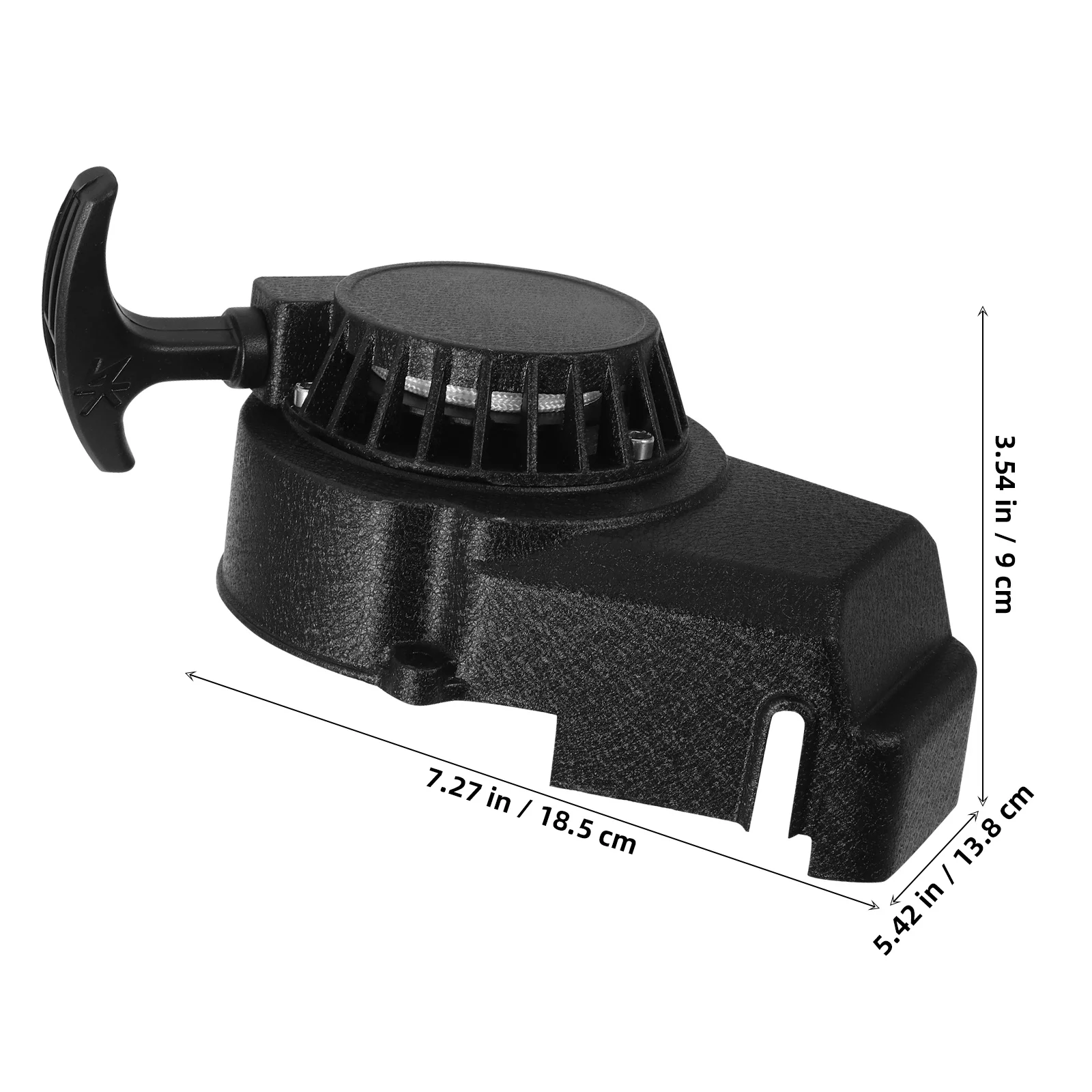 

Pull Starter Aluminum Alloy Recoil Cord Compatible with 47 49cc Two-Stroke Atv Mini Bikes Generator Starter Replacement