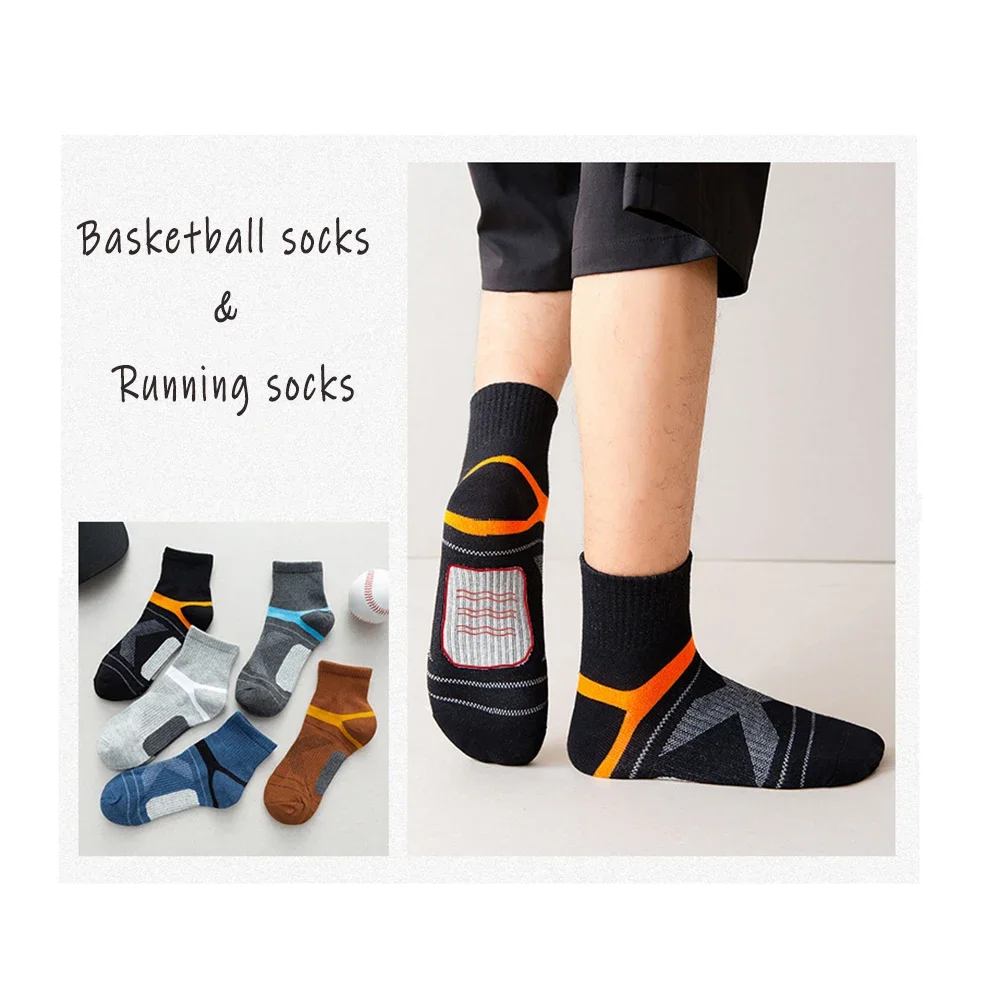 Compression Sock for Men and Women,Running Sock with Ankle Support for Basketball,Badminton、Cycling Sock  Ankle Support Running