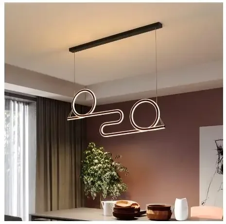 

Modern led pendant light for home living dining room restaurant Aluminum lustre hanging pendant lamp for office kitchens