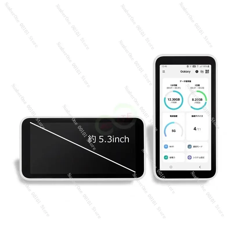 SCR01 5G Pocket WiFi Router, Mobile Hotspot with Firewall VPN WEP Encryption, Max 1000Mbps LAN for SOHO