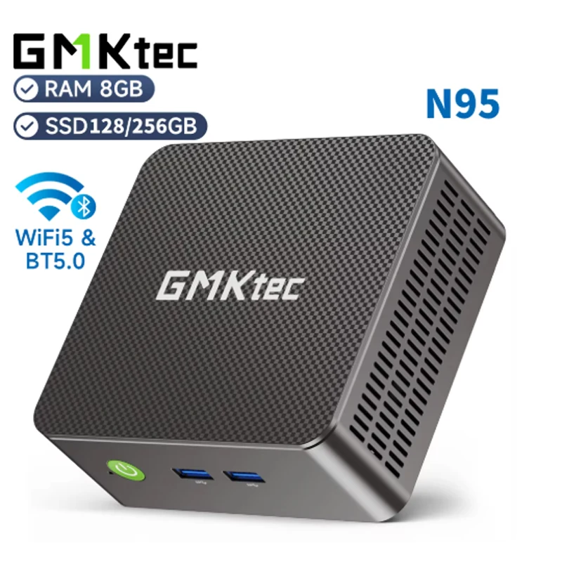 GMKtec G3SミニPC Intel Alder Lake N95 Win11マイクロデスクトップオフィスコンピューター 8GB DDR4 128/256GB PCIe M.2 SSD WiFi 5 BT5.0