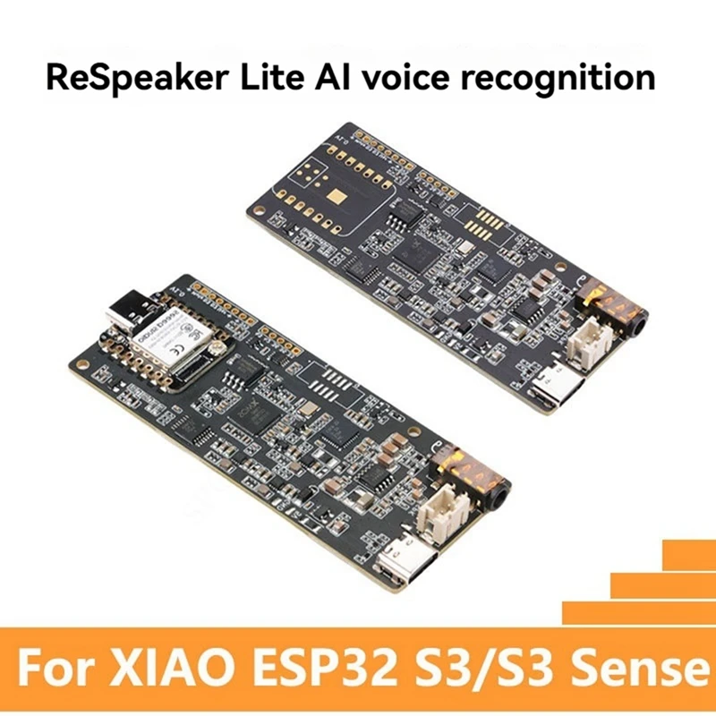 ReSpeaker Lite Voice Assistant Kit Voice Recognition Compatible with XIAO ESP32S3 (Sense)-A14I