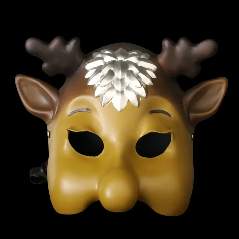 

Маска эльфа с лицом лося, рождественское платье с головой оленя, украшение для вечеринки hjk,5v