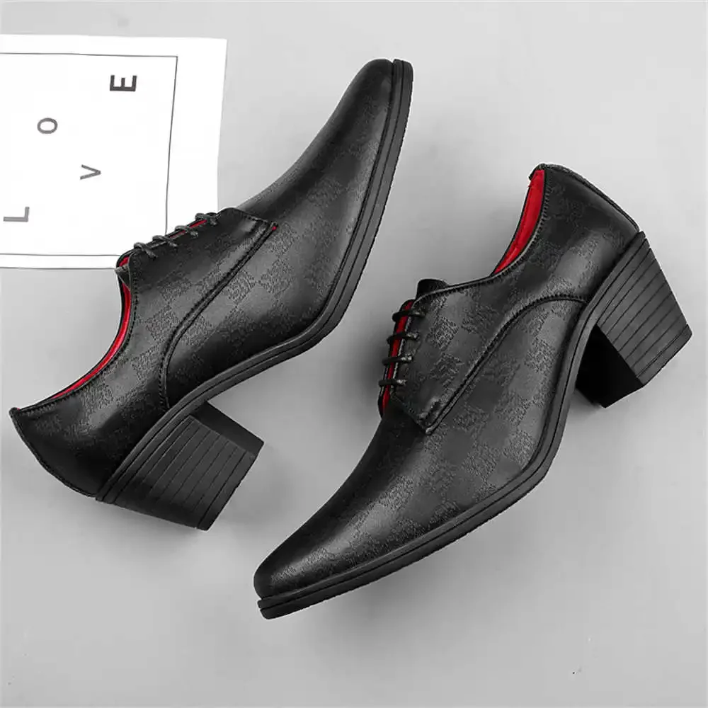 Heeled Derbi Men White Sneakers Heels Dress Man Shoes Dress Shoes For Boys Sport Top Grade New Collection Special Offers