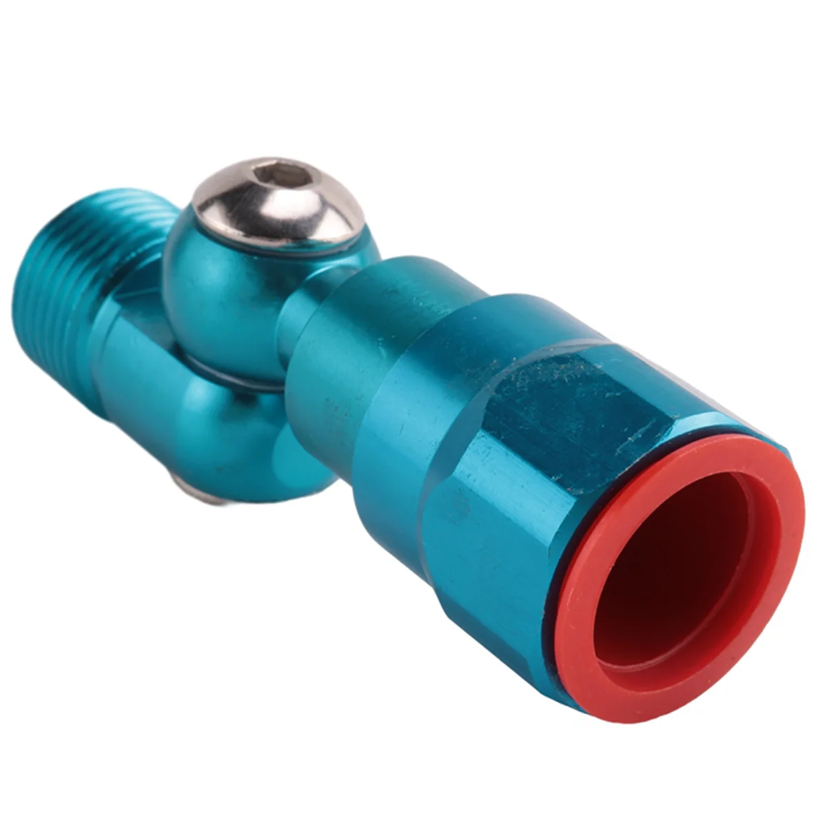 1 Stuks 7/8 Inch F-7/8 Inch M Airless Spuitmachine Swivel Joint Adapter Zilver Swivel Joint voor Wagner/Graco Verfspuit