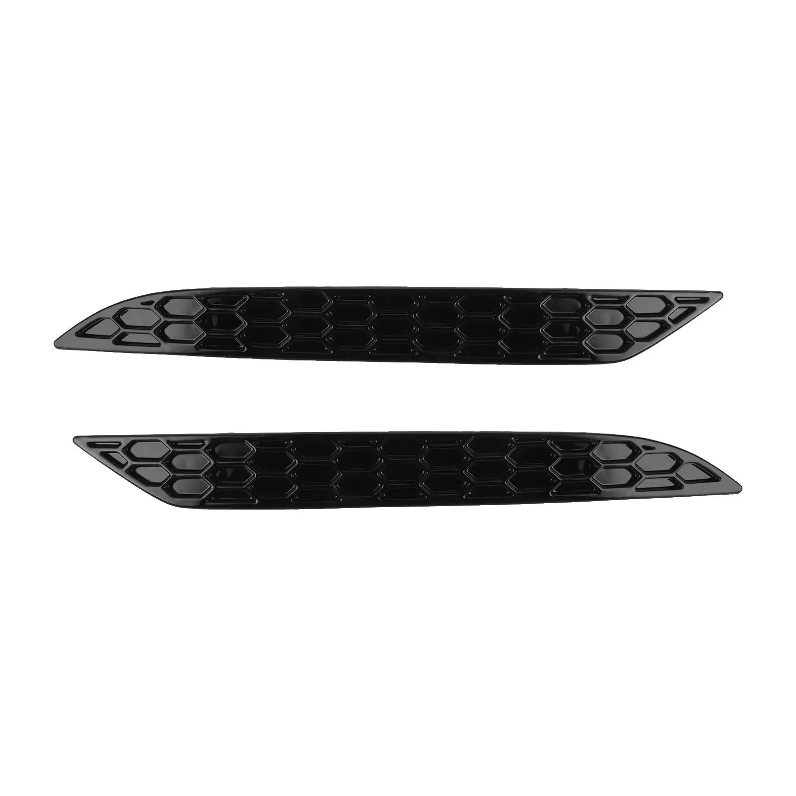 

2Pcs Gloss Black Rear Bumper Reflector Delete Set Fit for mk7 .5 GTD R 2017 2018 2019 2020 Car styling