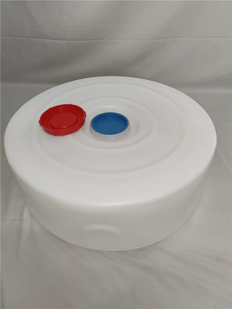 Thiened Food ade البلاستيك جولة الإطارات الاحتياطية عوامة المياه البلاستيكية المرجحة فطيرة وعاء الماء مانعة للتسرب الإطارات خزان المياه aped