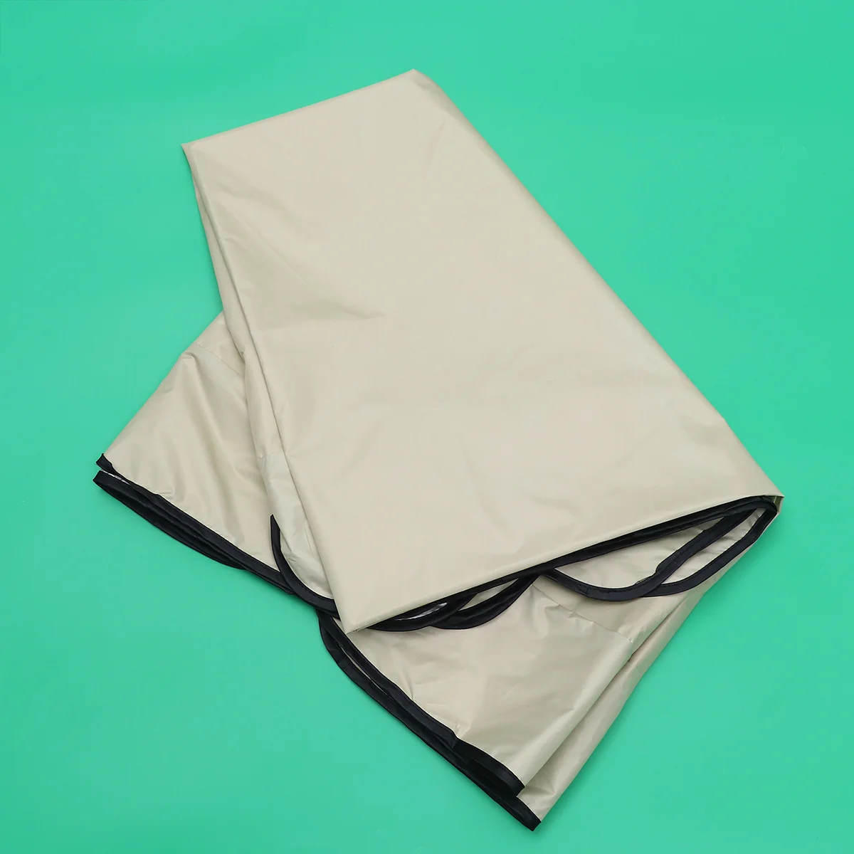 Garden Swing Cover 142X120Cm Beige Waterproof Outdoor Sunshade Protector For Hammock Chair Double Seat Durable Swing Cover