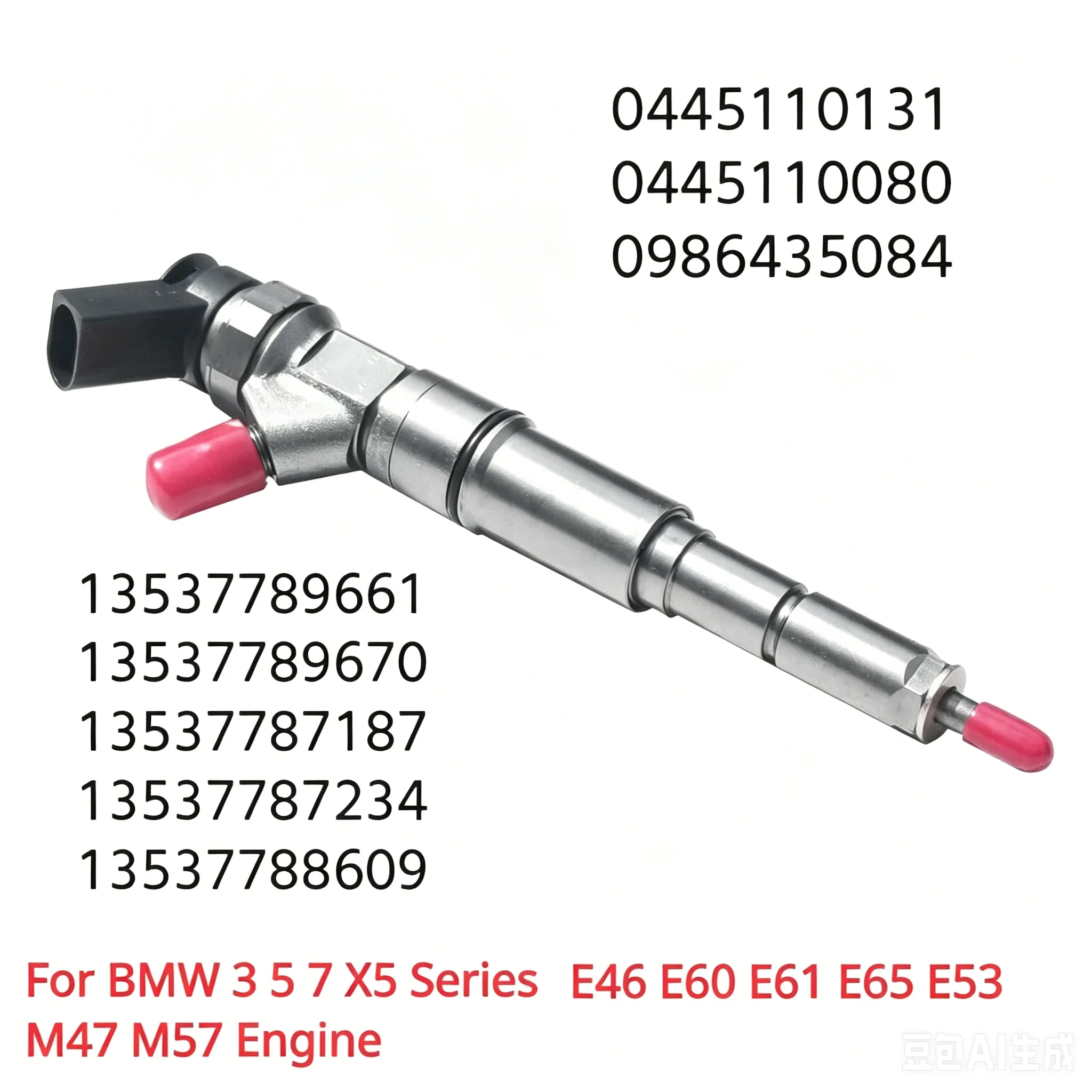 0445110131 13537789661 New Diesel Fuel Injector Nozzle For BMW 3 5 7 X5 Series E46 E60 E61 E65 E53 M47 M57 Engine