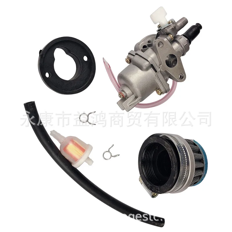 Carburetor & Air Filter for 49CC 2‑Stroke Mini Dirt Bike, Fit Liya Mini Racing Motorcycle Off‑Road Vehicle Replacement Part