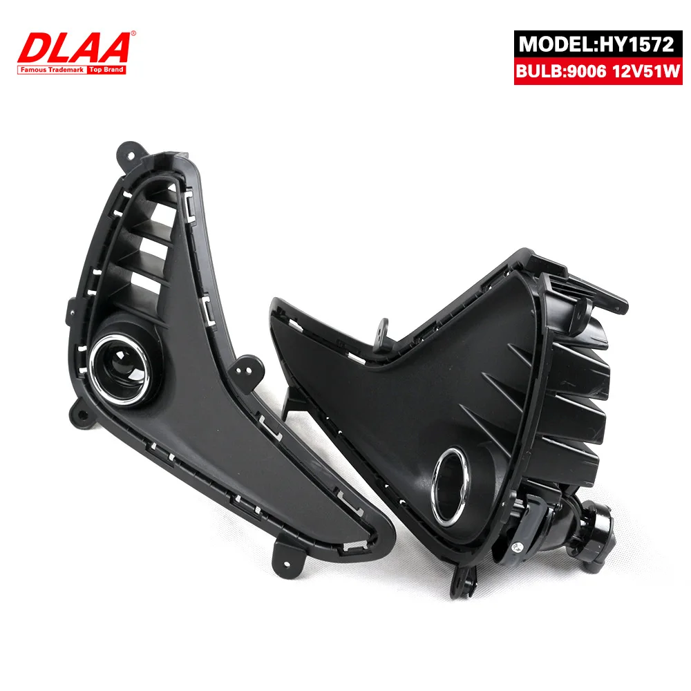 المصد الأمامي مصباح الضباب ترقية عدة لشركة هيونداي جراند I10 2017 2018 2019 نسخة إضافية مجموعة مصابيح الضباب #3