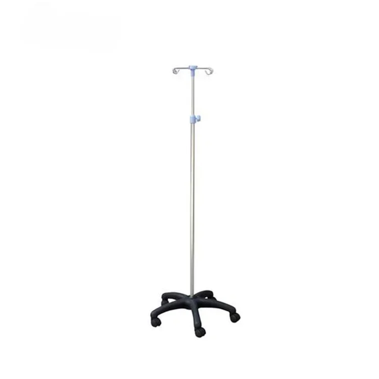 Floor-standing Movable Infusion Set Cast Iron Disc Base IV Drip Bottle Infusion Pole Hospital Hanging Water Shelf