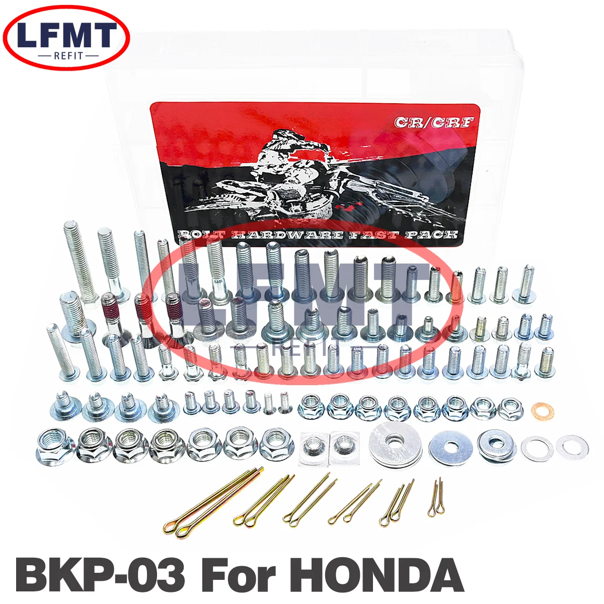 

Motorcycle Hardware Bolt Full Plastics Fastener Kit For HONDA CRF250R 450R 250RX 450RX 250X 450X 2003-2024CR125 CR250 150R 250R