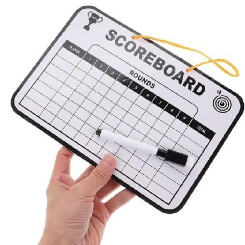 

Golf Scoreboard Points with Erasing Pen Accessories Golf Match Erasable Scoreboard Double Sided Integrator