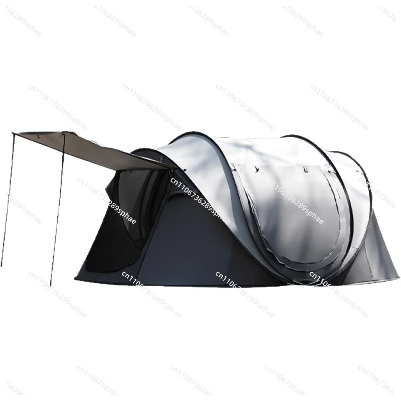 Outdoor camping tent equipment canopy combination 1 second quick opening boat type automatic quick throwing tent