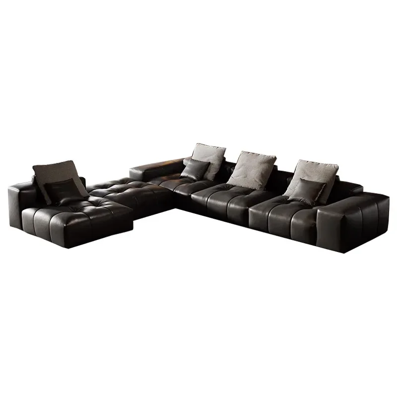 

Pixel leather sofa