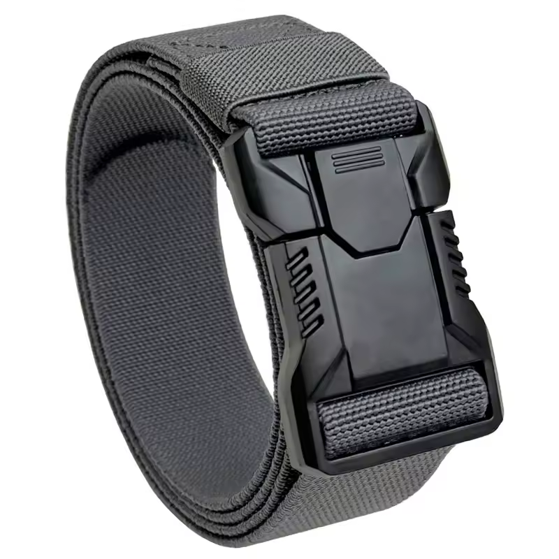 Red Ears Plastic buckle tactical belt men's multifunctional military fan canvas belt outdoor faux nylon training waist belt - Image 7
