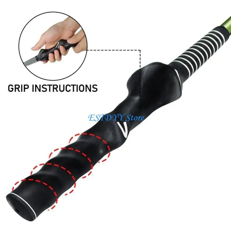 

G6DE Golfs Training Aids Postures Correction Practice Alignment for Golfer Golfs Training Aids Swing Grip Trainer Arm Bands