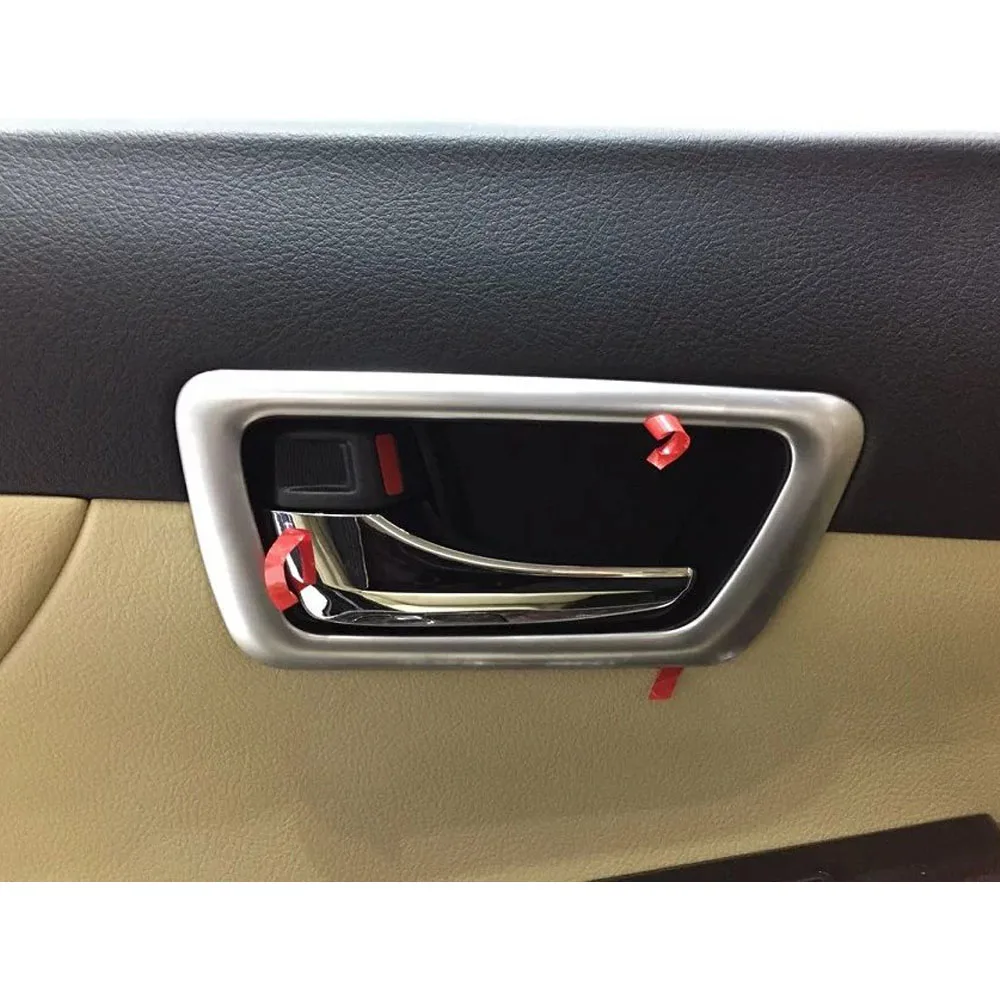 Car Styling Cover Stick Trim ABS Door Inner Handle Bowl Frame Lamp Armrest Handrail Parts For Toyota Camry 2015 2016 2017