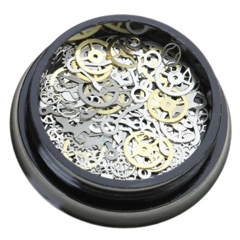 P9FE Mehrere Arten gemischter Steampunk-Charm-Harzfüller, Legierungs-Charm-Harzzubehör für die DIY-Herstellung von – Detail 10