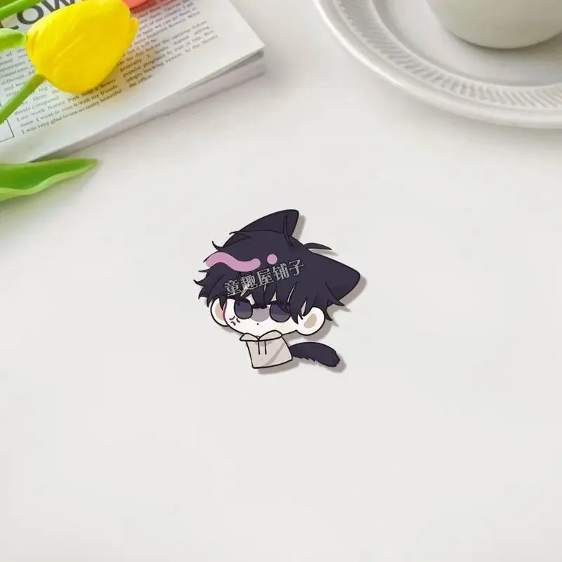 Korean BL Manhwa Low Tide in Twilight Acrylic Badge Yeo Taeju Kim Euihyun Kawaii Brooch Manga Goods Pins Bag Pendent Cute Decor