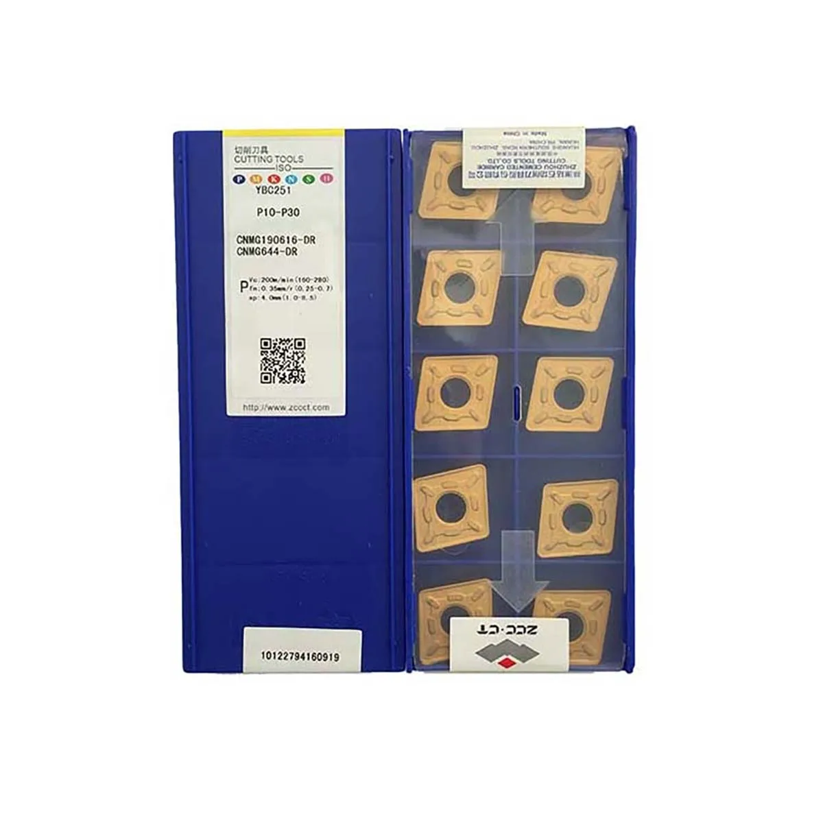 ZCC.CT Original CNMG CNMG19 CNMG190612 CNMG190608 CNMG190616 Medium-Roughing Carbide Turning Inserts