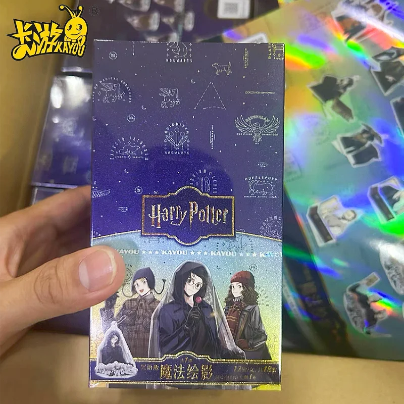 

Подлинные стоячие тарелки KAYOU Harry Potter, волшебные тени для рисования, версия заклинания, том 1, акриловые периферийные украшения, подвески, подарок