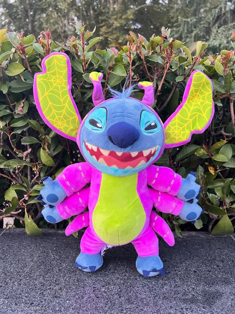 Hong Kong Disneyland Halloween Spider Stitch brinquedos de pelúcia, Star Baby brinquedos de pelúcia, lembranças de presente de aniversário infantil