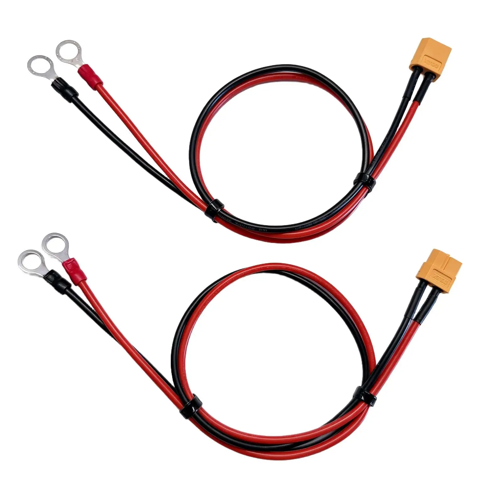 XT60 Male Female to M8 Ring Terminal Cable 12AWG Silicone Wire 50/100cm Pigtail for Car Battery Solar Panel Boat RV