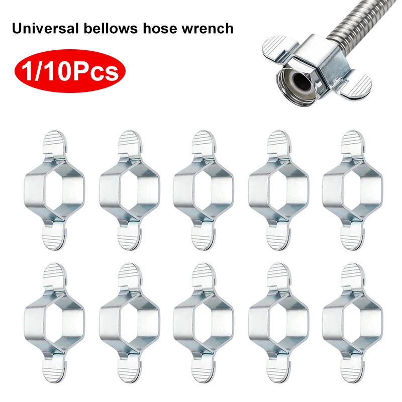 Water Heater Hose Faucet Repair Hose Wrench 4 Points Corrugated Pipe Detachable Wrenchs Installation Large Angle Small Wrench