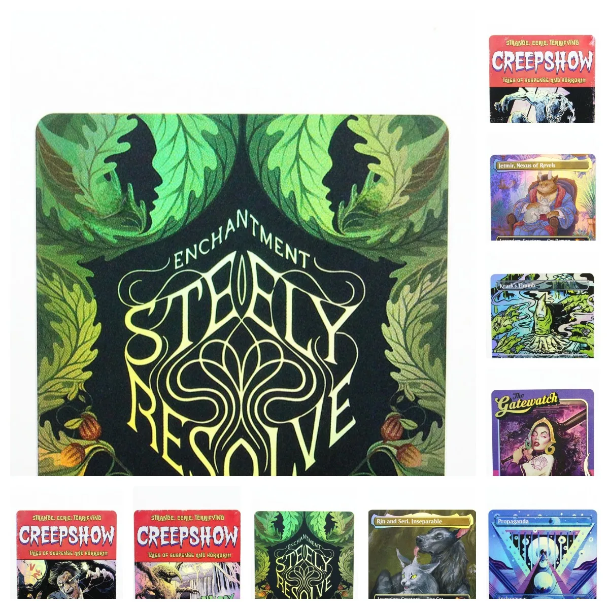 

Foil (SLD) Magical Proxy Cards Game Quality Proxy Death Baron Steely Resolve Propaganda Gathering Board Game Trading Cards