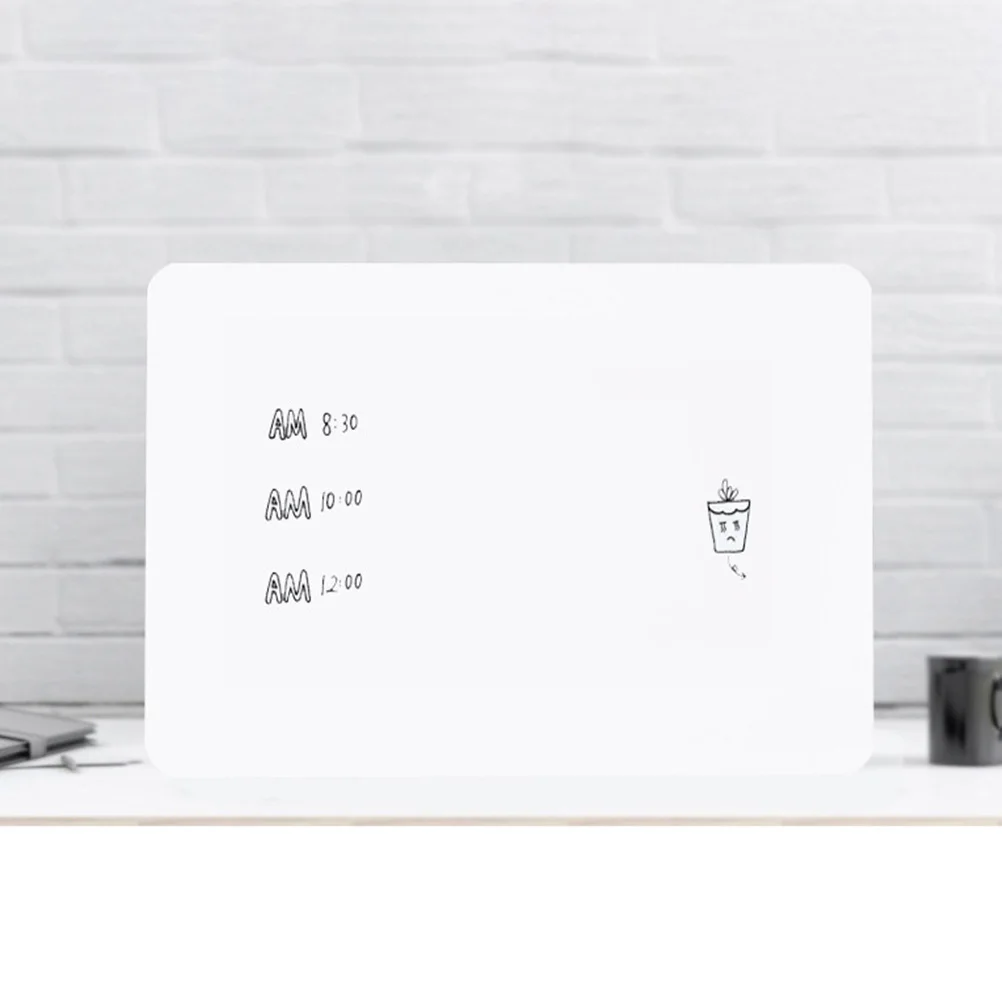 

10Pcs A4 Double Sided Dry-Erase Lap Boards Portable Mini Whiteboards Easy Clean Universal Boards for Education Classroom Home