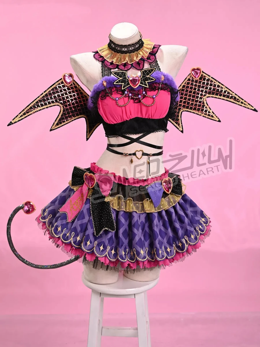 

Lovelive Aqours Ohara Mari Little Devil Series Косплей Костюм Cos Game Аниме Вечеринка Униформа Хэллоуин Играть Ролевая Одежда Одежда