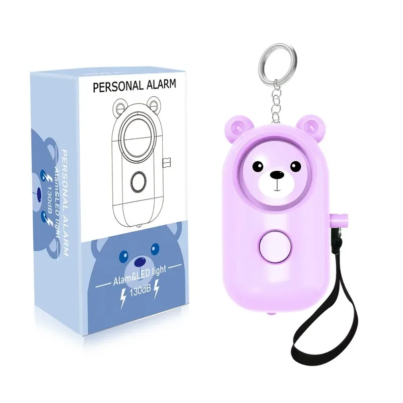 Self Defense Alarm 130dB Anti-wolf Girl Child Women Security Protect Alert Personal Safety Scream Loud Emergency Alarm Keychain