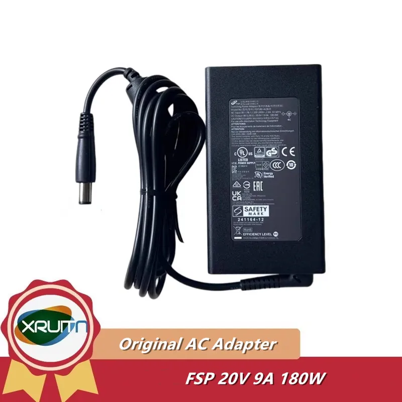 

Original FSP 20V 9A 180W FSP180-ACBU3 AC DC Switching Power Adapter Charger Laptop Power Supply 7.4*5.0mm, 5.5*2.5mm