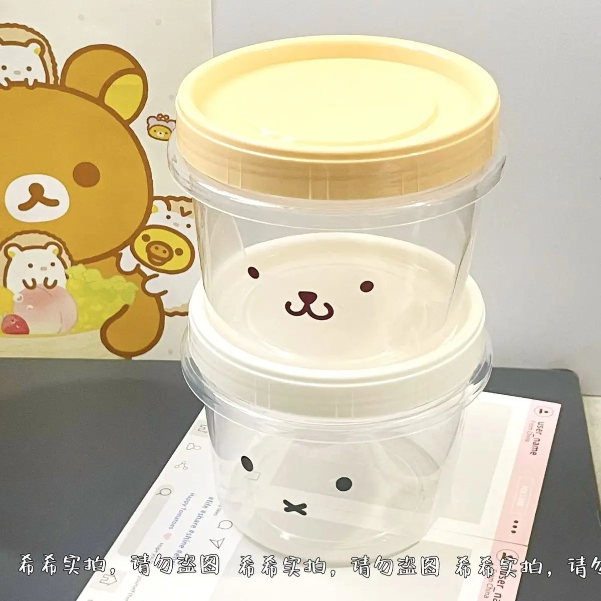 Miffy Lebensmittel-Aufbewahrungsbox für Schüler Obst-Snack Kühlschrank-Organizer – Detail 3