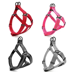 Dog Harness Y-Shape Adjustable Puppy Harness Leash Breathable Reflective Pet Harness Chihuahua Vest Labrador No Pull Harness