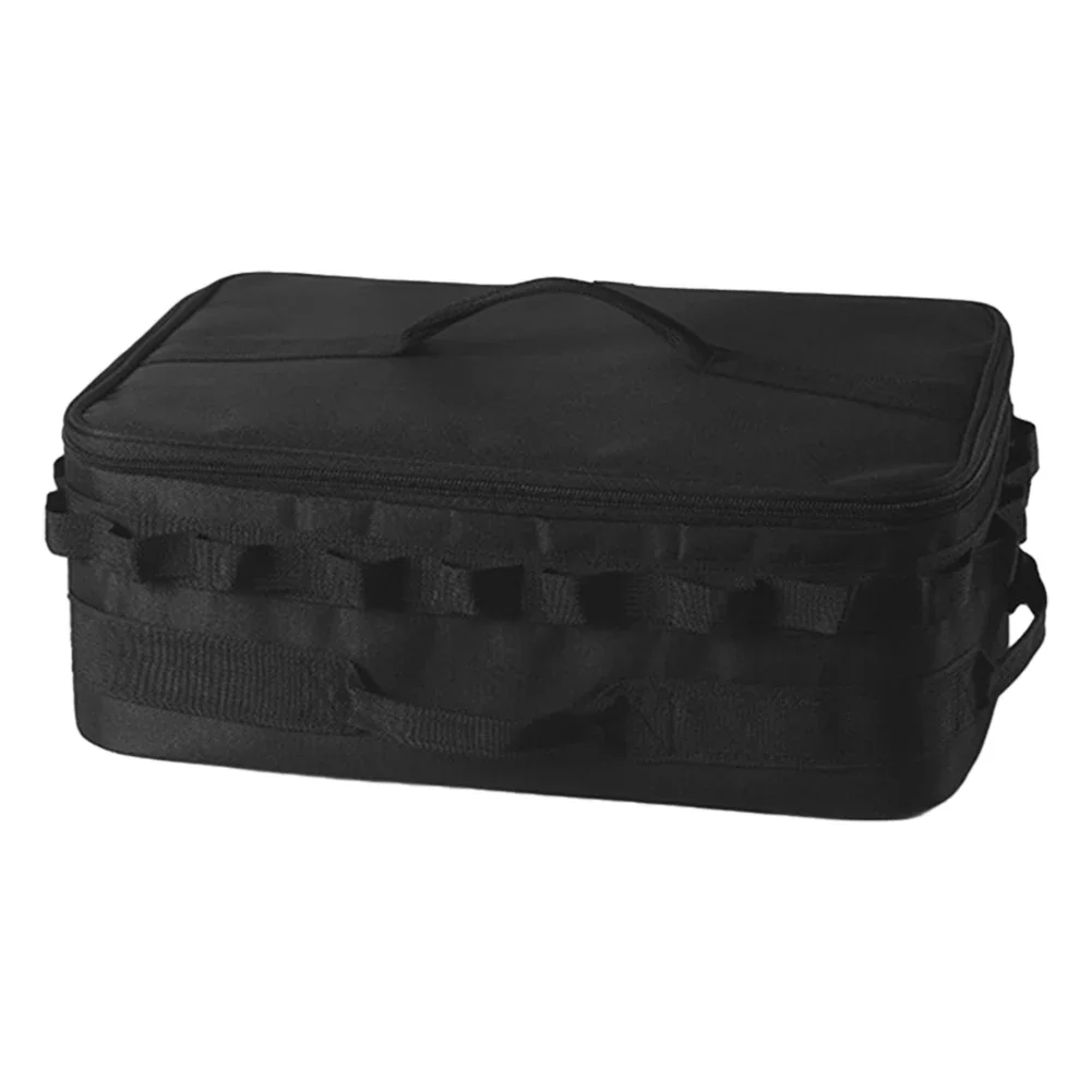 Camping Picnics 40x30x14.5cm 15L Storage Bag Cookware Accessories Bag 600D Oxford Cloth Anti-Collision Pearl Cotton