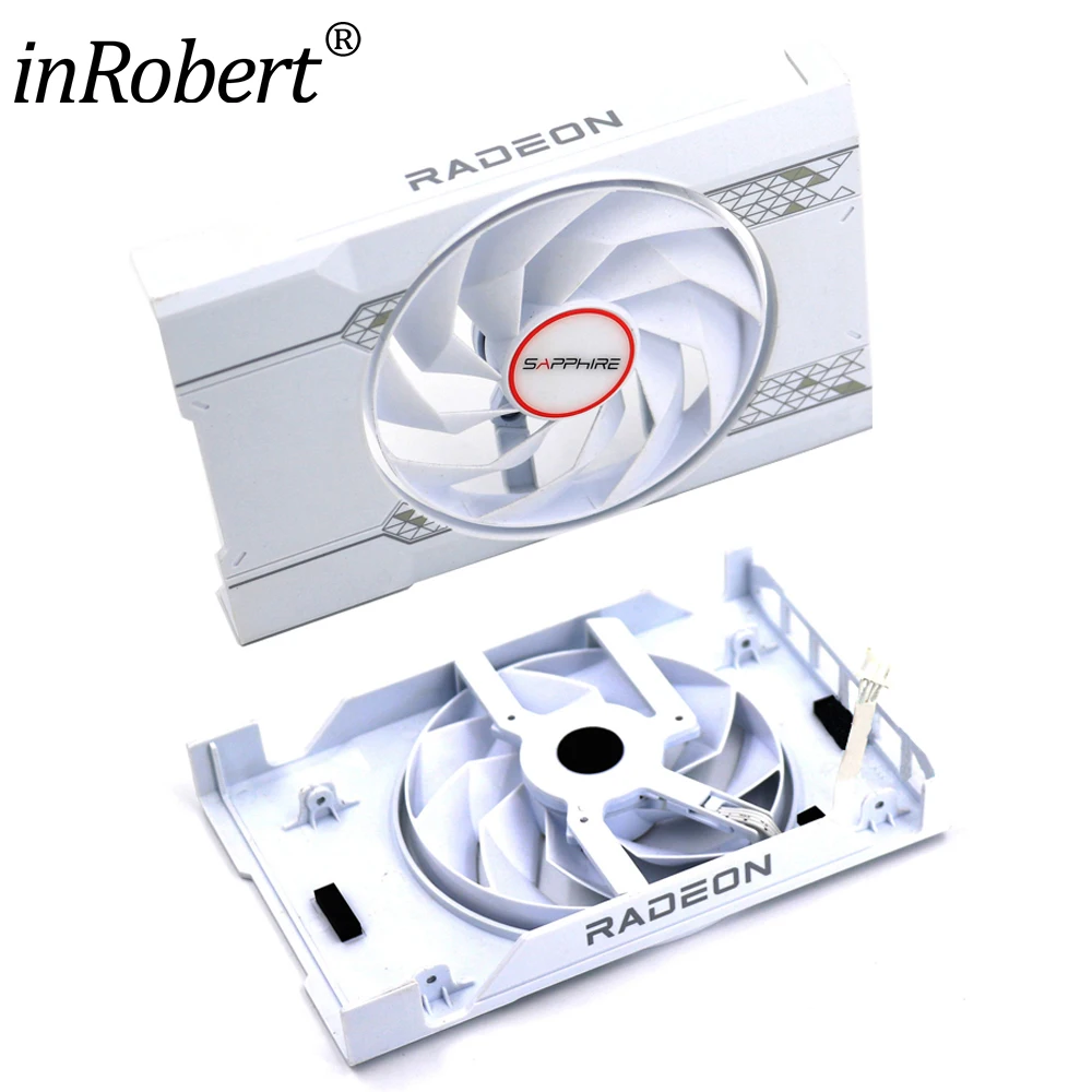 

Video Card Fan with Case Replacement For Sapphire RX 6500 XT FD9015U12S RX6500XT Graphics Card Cooling Fan with Shell New