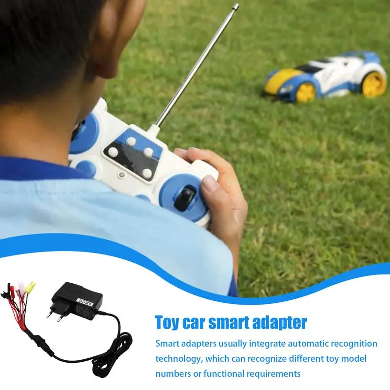 Remote Control Car Charger Kids Toy Auto Charger 400mA Toy Car Charging Adapter Intelligent Adaptation With LED Indicator