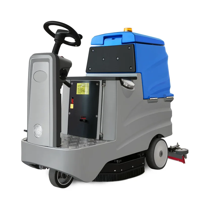 Rotary Floor Scrubber And Polisher Automatic Electric Sweeper Scrubber