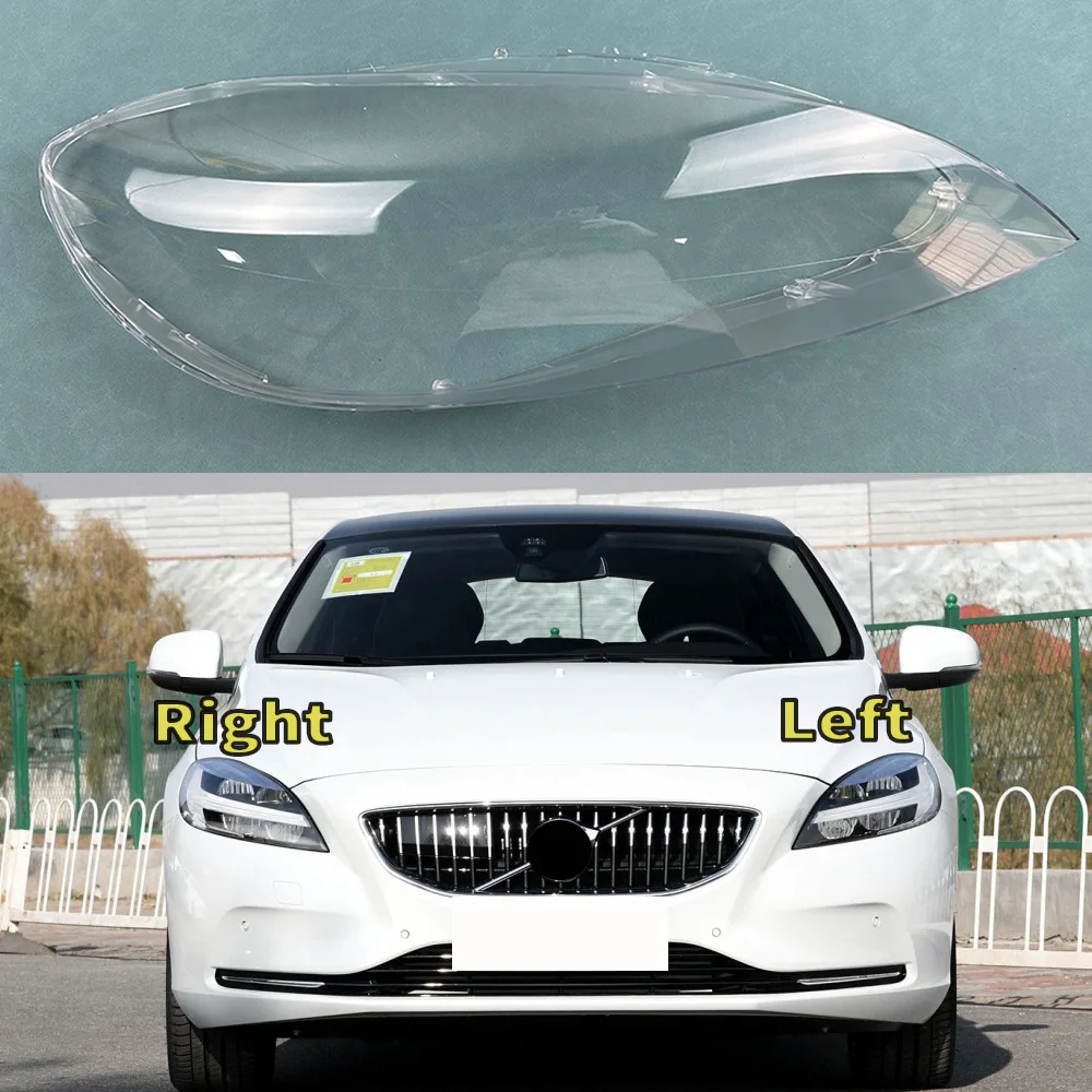 For Volvo V40 2017 2018 2019 Transparent Headlamp Shell Lampmask Lamp Shade Headlight Cover Replace The Original Lampshade