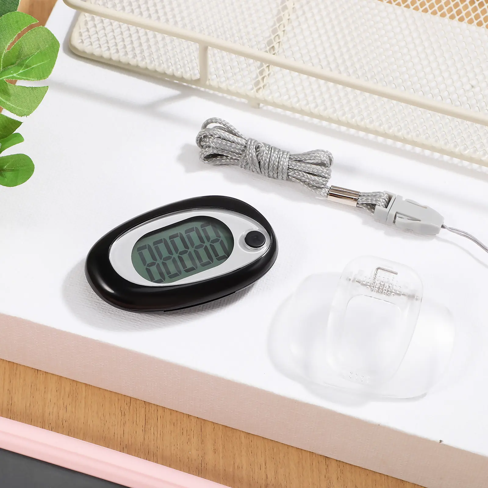 

Счетчик шагов для ходьбы, 3D-шагомер с клипсой, точный фитнес-трекер, портативный компактный шагомер для пожилых людей, для активного отдыха и походов