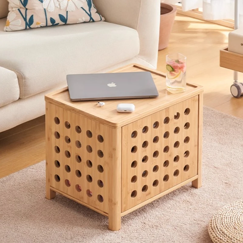

Multi-Functional Side Table with Storage Shelf Space Saving End Table for Living Room/ Bedroom Compact Nightstand Furniture