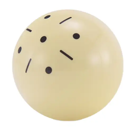 수지 큐 볼 당구 풀, 스탠다드 라인 액세서리, 베이지 1 개, 52mm