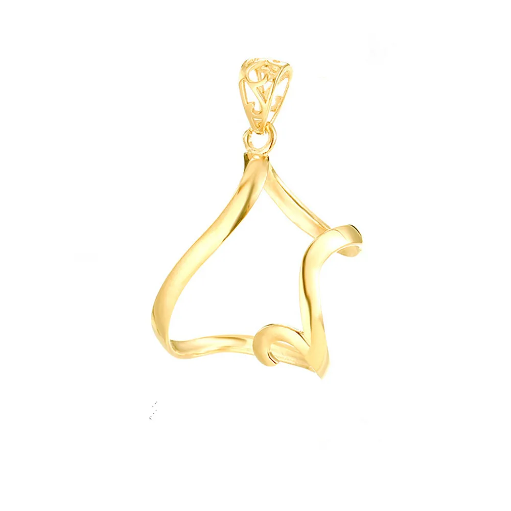 

925 Silver Pendant Setting For Stones in Any Shape Adjustable Sterling Silver Pendant Blank Pendant Base