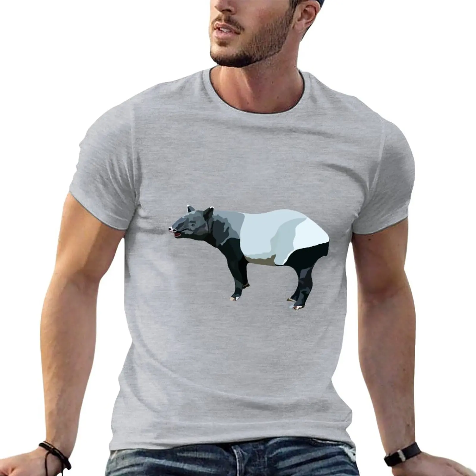 

M is for Malayan Tapir T-Shirt tops vintage blanks black t-shirts for men