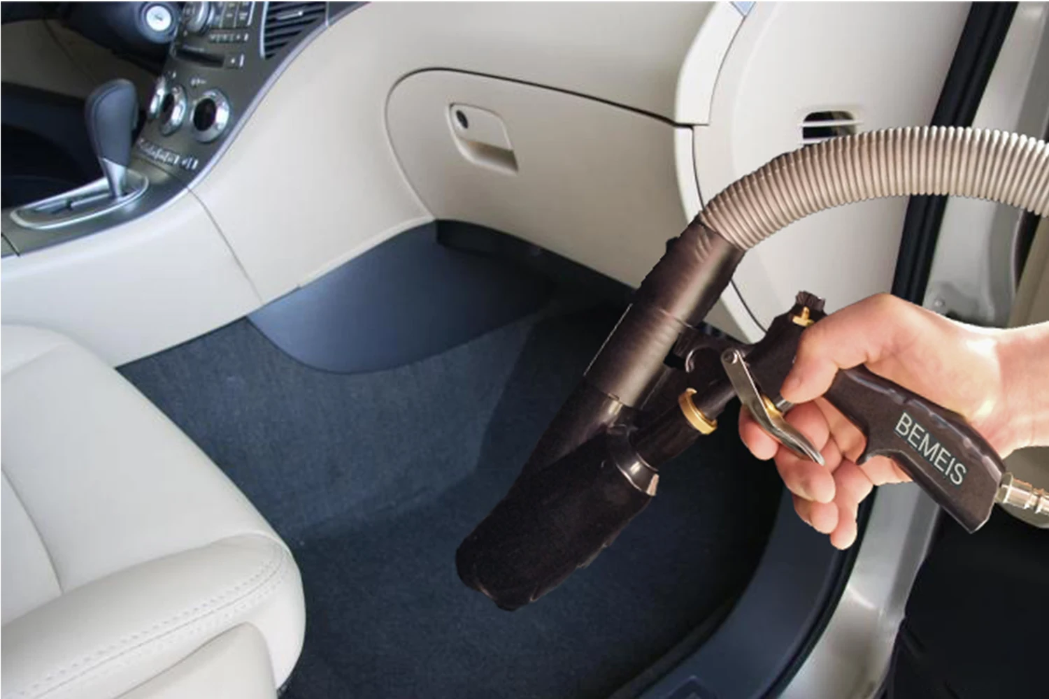 Auto-Innenreinigungspistole & Vakuumpistole, Reinigungspistole zur schnellen Entfernung von Schmutz und Staub von Oberflächen, funktioniert mit Luftkompressor. – Detail 6
