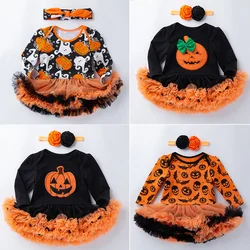 Baby Dress Halloween Baby Dress Autumn Winter Long Sleeve Dress 2 Years Old Girl Clothing Halloween Party Dress